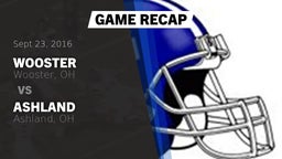 Recap: Wooster  vs. Ashland  2016