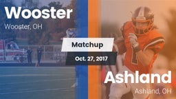 Matchup: Wooster vs. Ashland  2017