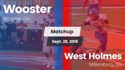Matchup: Wooster vs. West Holmes  2018