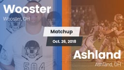 Matchup: Wooster vs. Ashland  2018