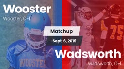 Matchup: Wooster vs. Wadsworth  2019