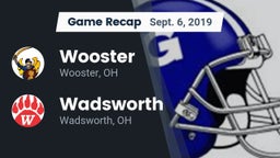 Recap: Wooster  vs. Wadsworth  2019