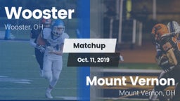 Matchup: Wooster vs. Mount Vernon  2019