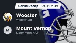 Recap: Wooster  vs. Mount Vernon  2019