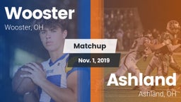 Matchup: Wooster vs. Ashland  2019