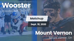 Matchup: Wooster vs. Mount Vernon  2020