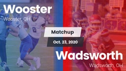 Matchup: Wooster vs. Wadsworth  2020