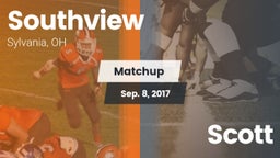Matchup: Southview vs. Scott  2017