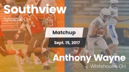 Matchup: Southview vs. Anthony Wayne  2017
