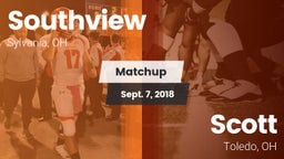 Matchup: Southview vs. Scott  2018