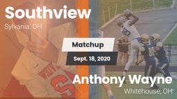Matchup: Southview vs. Anthony Wayne  2020