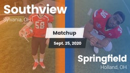 Matchup: Southview vs. Springfield  2020