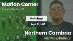 Matchup: Marion Center vs. Northern Cambria  2018