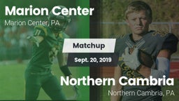 Matchup: Marion Center vs. Northern Cambria  2019