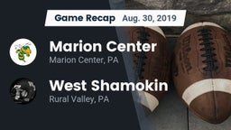 Recap: Marion Center  vs. West Shamokin  2019