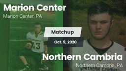 Matchup: Marion Center vs. Northern Cambria  2020