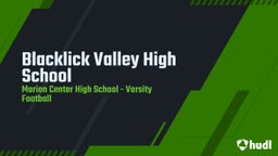 Marion Center football highlights Blacklick Valley High School