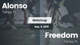 Matchup: Alonso vs. Freedom  2016