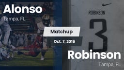 Matchup: Alonso vs. Robinson  2016