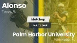 Matchup: Alonso vs. Palm Harbor University  2017