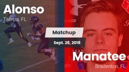 Matchup: Alonso vs. Manatee  2018