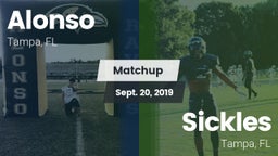 Matchup: Alonso vs. Sickles  2019