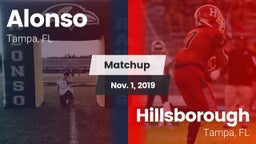 Matchup: Alonso vs. Hillsborough  2019