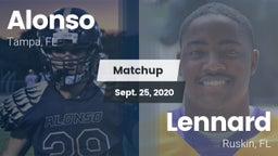 Matchup: Alonso vs. Lennard  2020