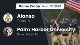 Recap: Alonso  vs. Palm Harbor University  2020