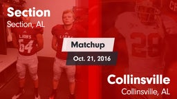 Matchup: Section vs. Collinsville  2016