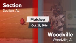 Matchup: Section vs. Woodville  2016