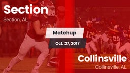 Matchup: Section vs. Collinsville  2017