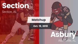 Matchup: Section vs. Asbury  2018