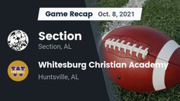 Recap: Section  vs. Whitesburg Christian Academy  2021