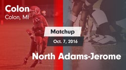 Matchup: Colon vs. North Adams-Jerome 2016