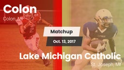 Matchup: Colon vs. Lake Michigan Catholic  2017