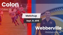 Matchup: Colon vs. Webberville  2018