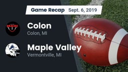 Recap: Colon  vs. Maple Valley  2019