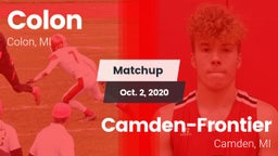Matchup: Colon vs. Camden-Frontier  2020