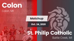 Matchup: Colon vs. St. Philip Catholic  2020