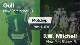 Matchup: Gulf vs. J.W. Mitchell  2016