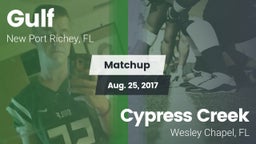 Matchup: Gulf vs. Cypress Creek  2017