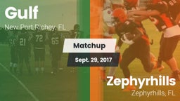 Matchup: Gulf vs. Zephyrhills  2017