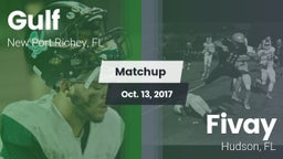 Matchup: Gulf vs. Fivay  2017