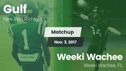 Matchup: Gulf vs. Weeki Wachee  2017
