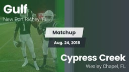 Matchup: Gulf vs. Cypress Creek  2018