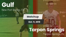 Matchup: Gulf vs. Tarpon Springs  2019