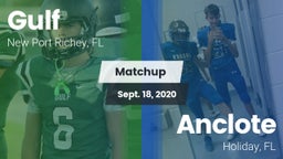 Matchup: Gulf vs. Anclote  2020