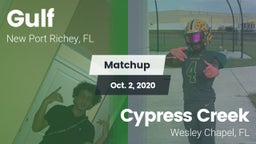 Matchup: Gulf vs. Cypress Creek  2020