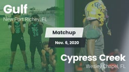 Matchup: Gulf vs. Cypress Creek  2020
